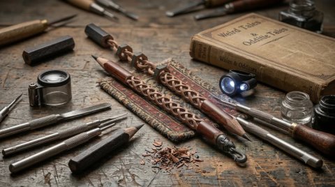 Pencil sculptures