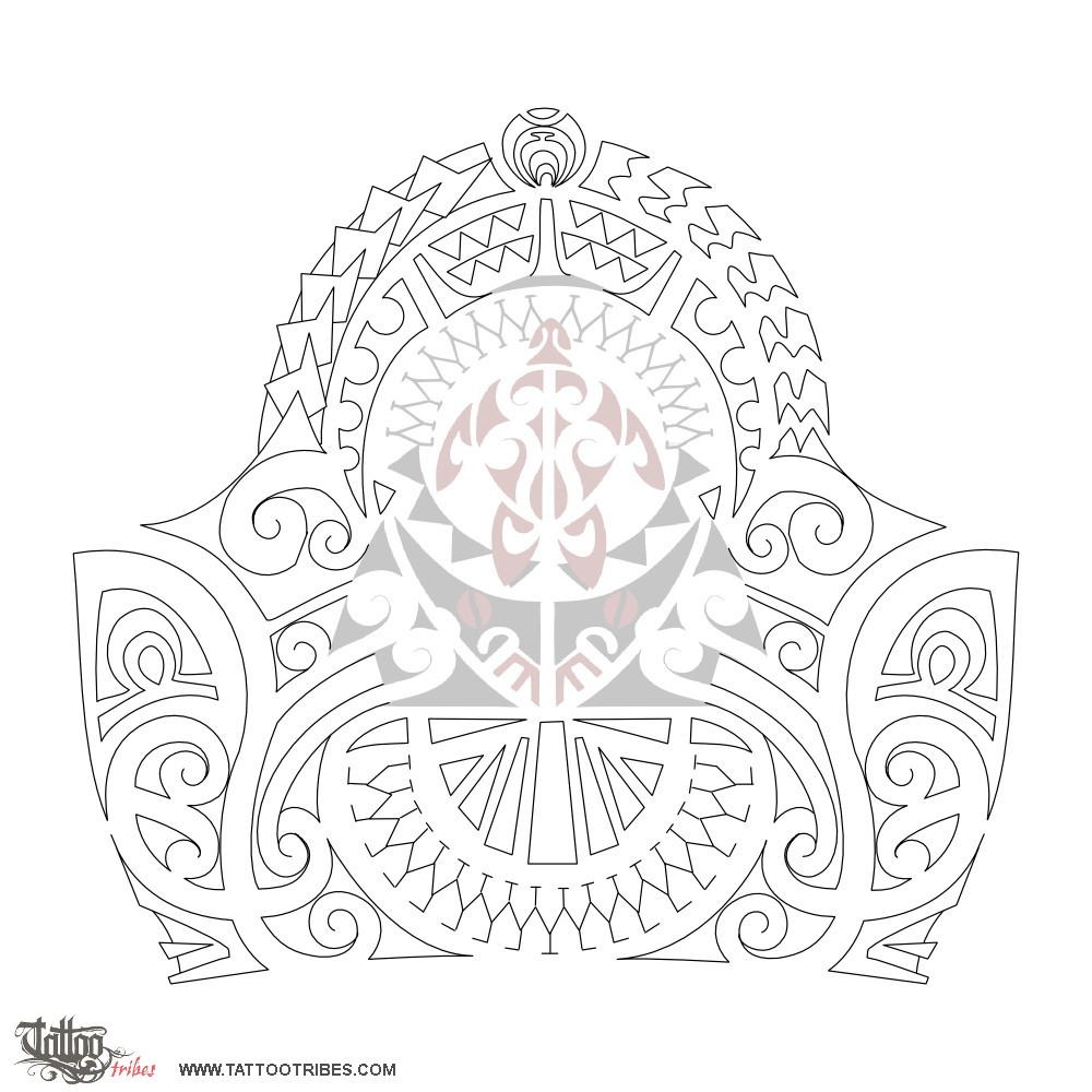 Stencil outline of Union, Extension downloadable hi-res tattoo stencil
