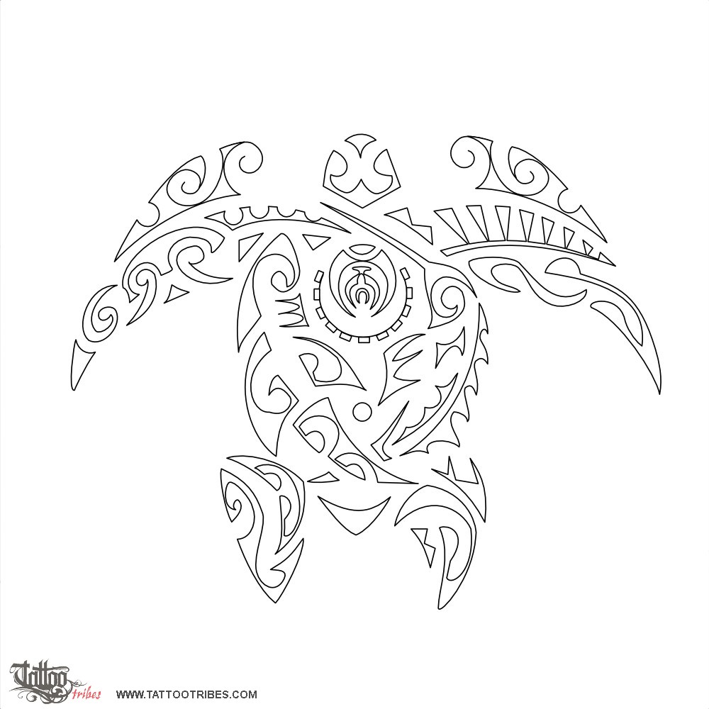 Stencil outline of Rangatiratanga, Independence downloadable hi-res tattoo stencil