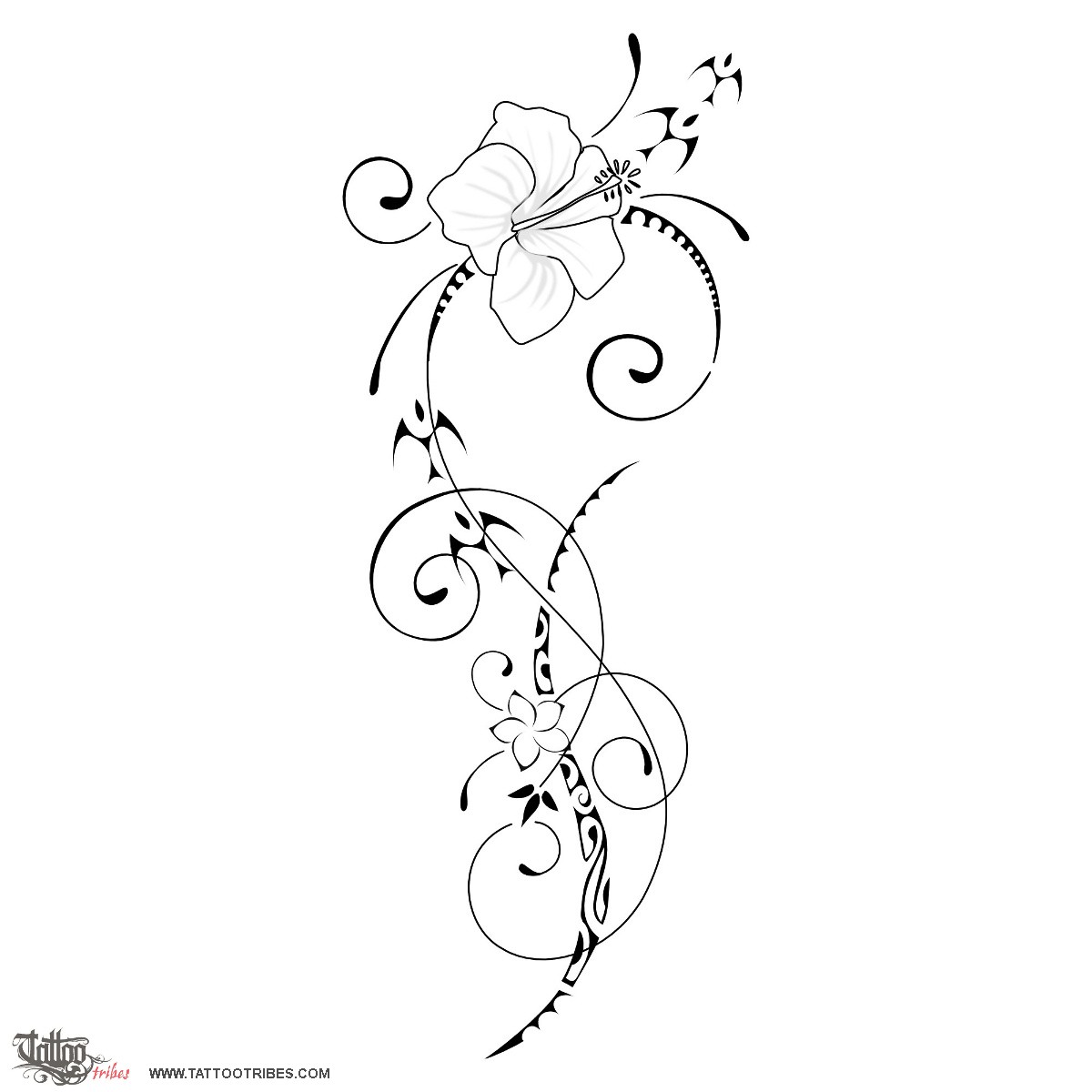 Tattoo image of Ātaahua, Beauty downloadable hi-res tattoo flash design