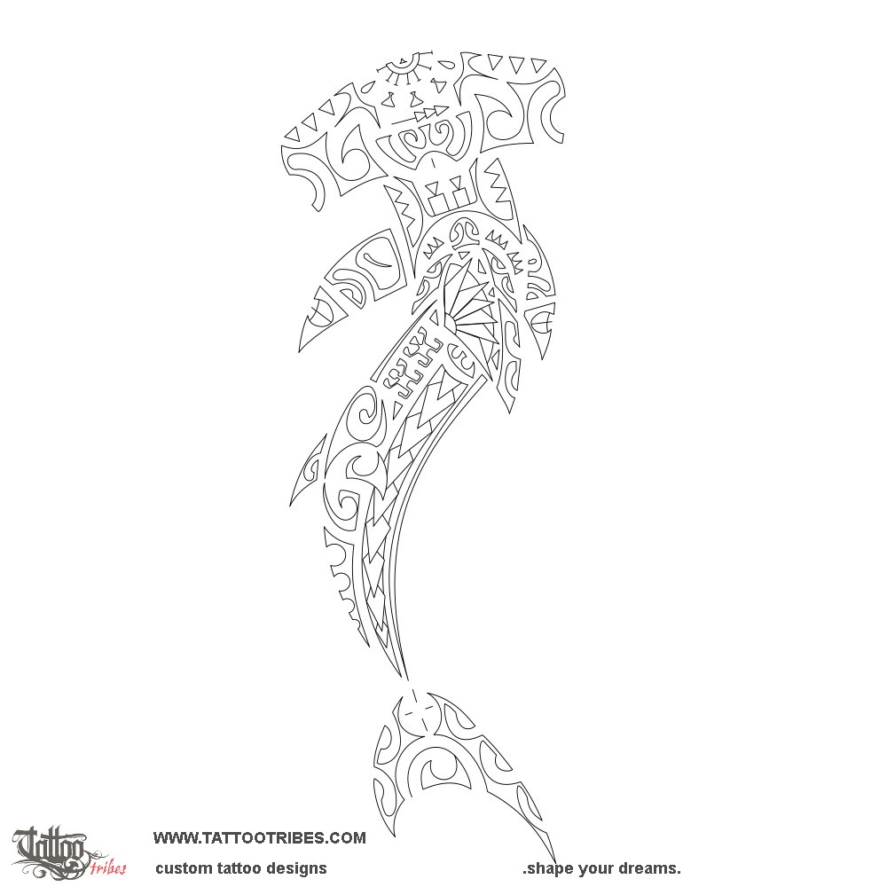 Stencil outline of Aavere, Courageous warrior downloadable hi-res tattoo stencil