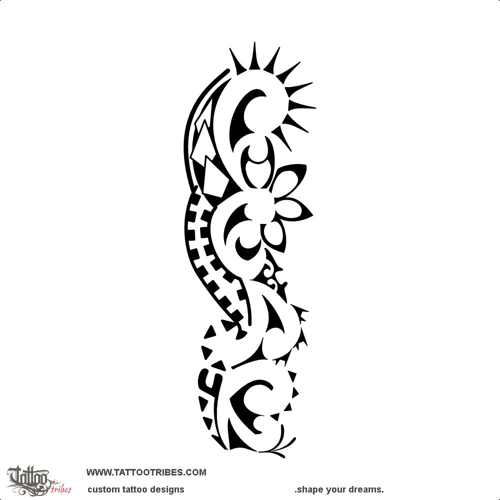Tattoo image of FEAR, Duality downloadable hi-res tattoo flash design