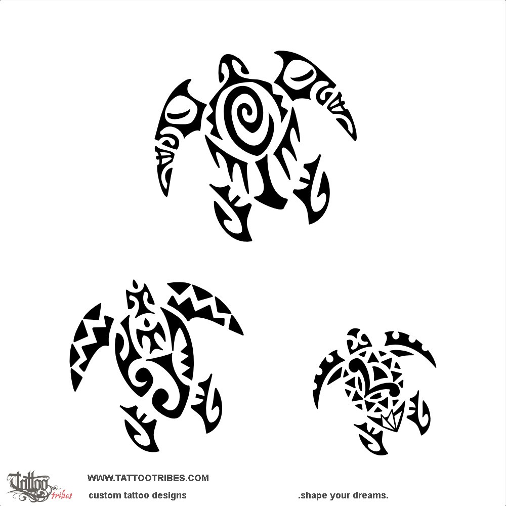Tattoo image of Lars turtles, Children downloadable hi-res tattoo flash design