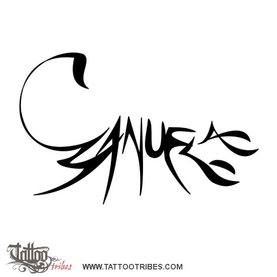 Tattoo image of Scorpion, Manuela downloadable hi-res tattoo flash design