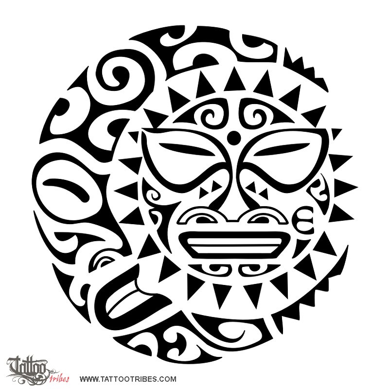 Tattoo image of Soleluna, Sun moon - nothing is impossible downloadable hi-res tattoo flash design