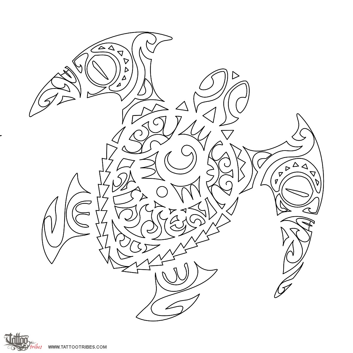 Stencil outline of Nissen, Family downloadable hi-res tattoo stencil