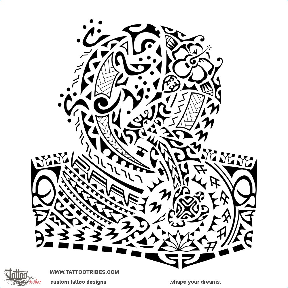 Tattoo image of Ti´amā, Freed man downloadable hi-res tattoo flash design