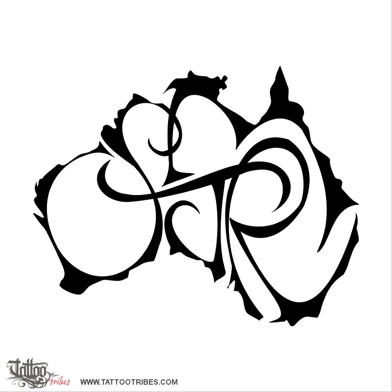 Tattoo image of M+T+R+S, Union downloadable hi-res tattoo flash design