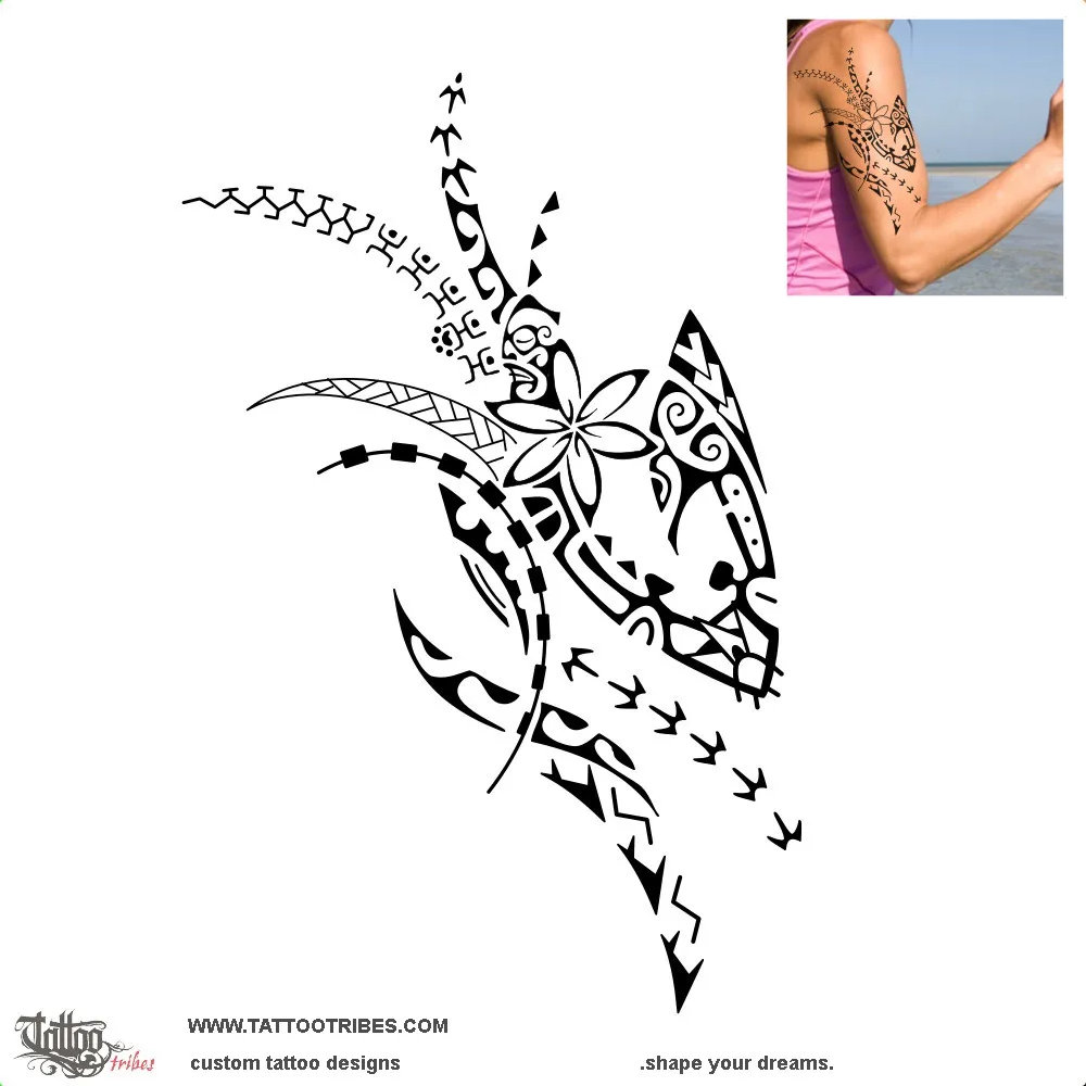 Tattoo image of Amuri noa tu, Always downloadable hi-res tattoo flash design