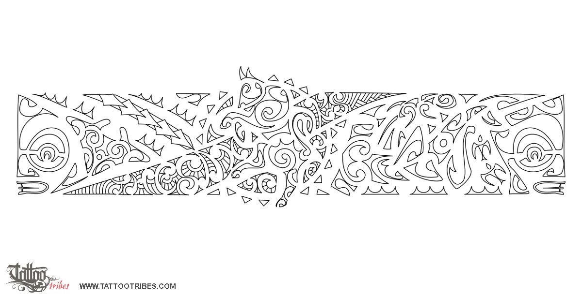Stencil outline of Puru, Bull downloadable hi-res tattoo stencil