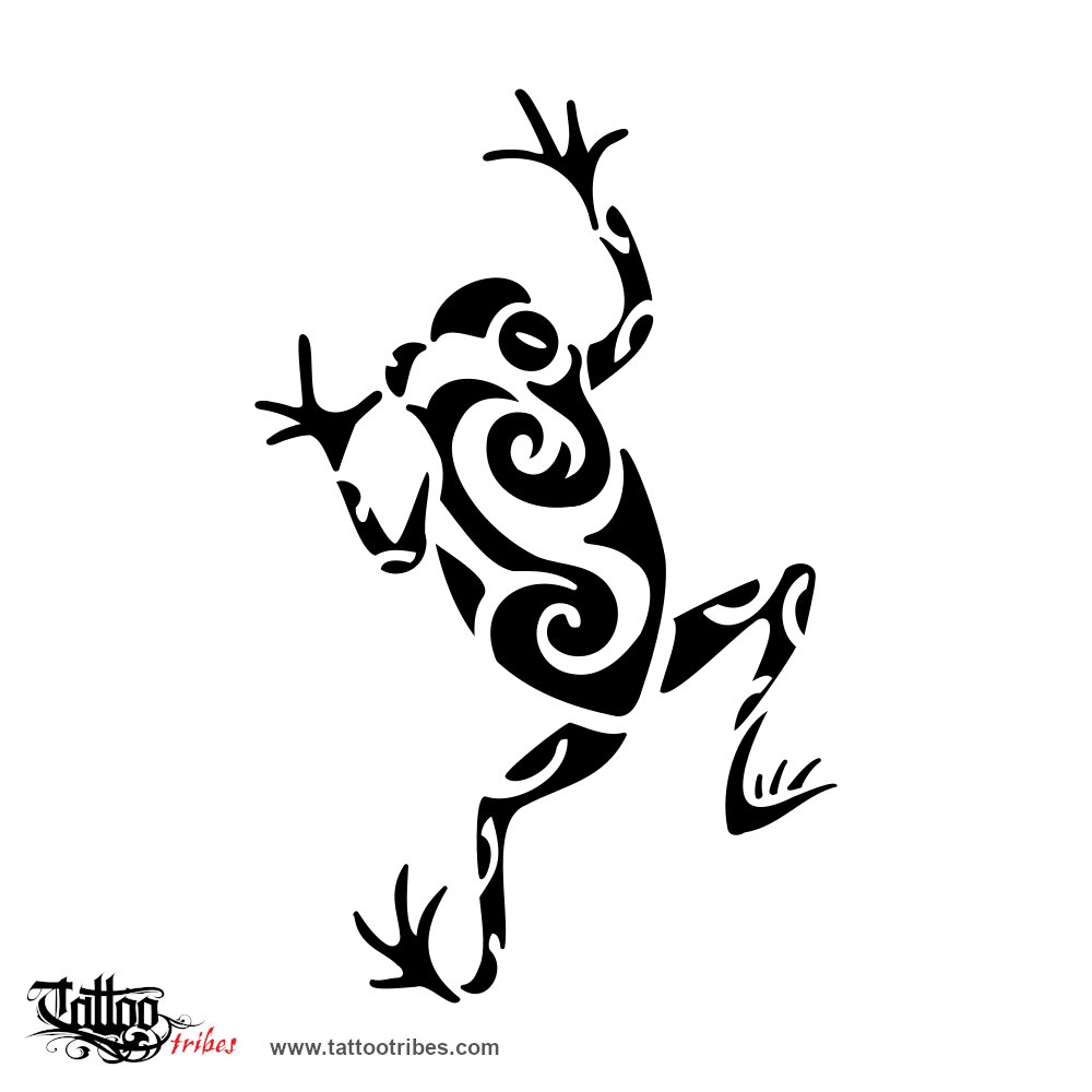 Tattoo image of Frog, Healing, transformation downloadable hi-res tattoo flash design