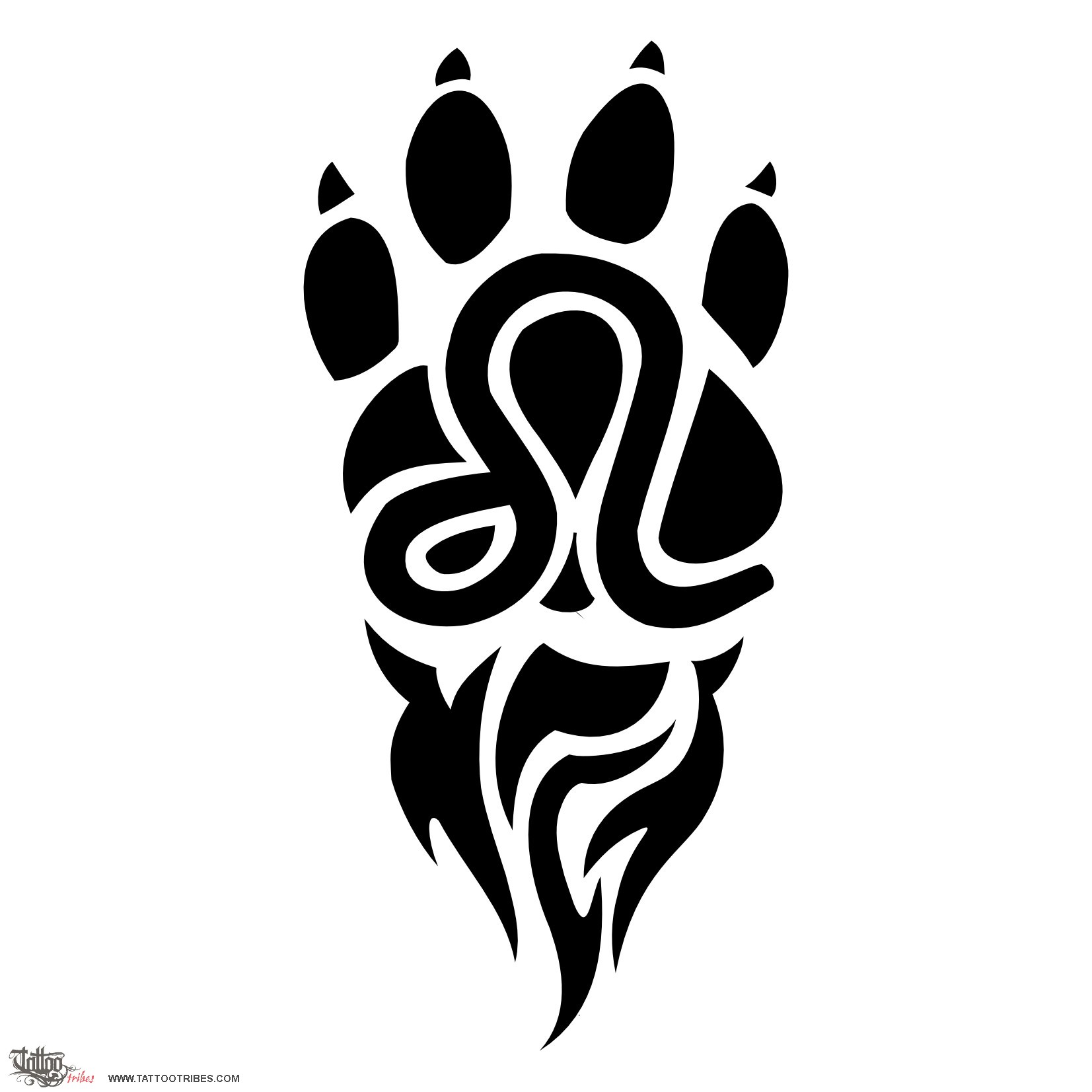 Tattoo image of Sign: lion, Zodiac downloadable hi-res tattoo flash design