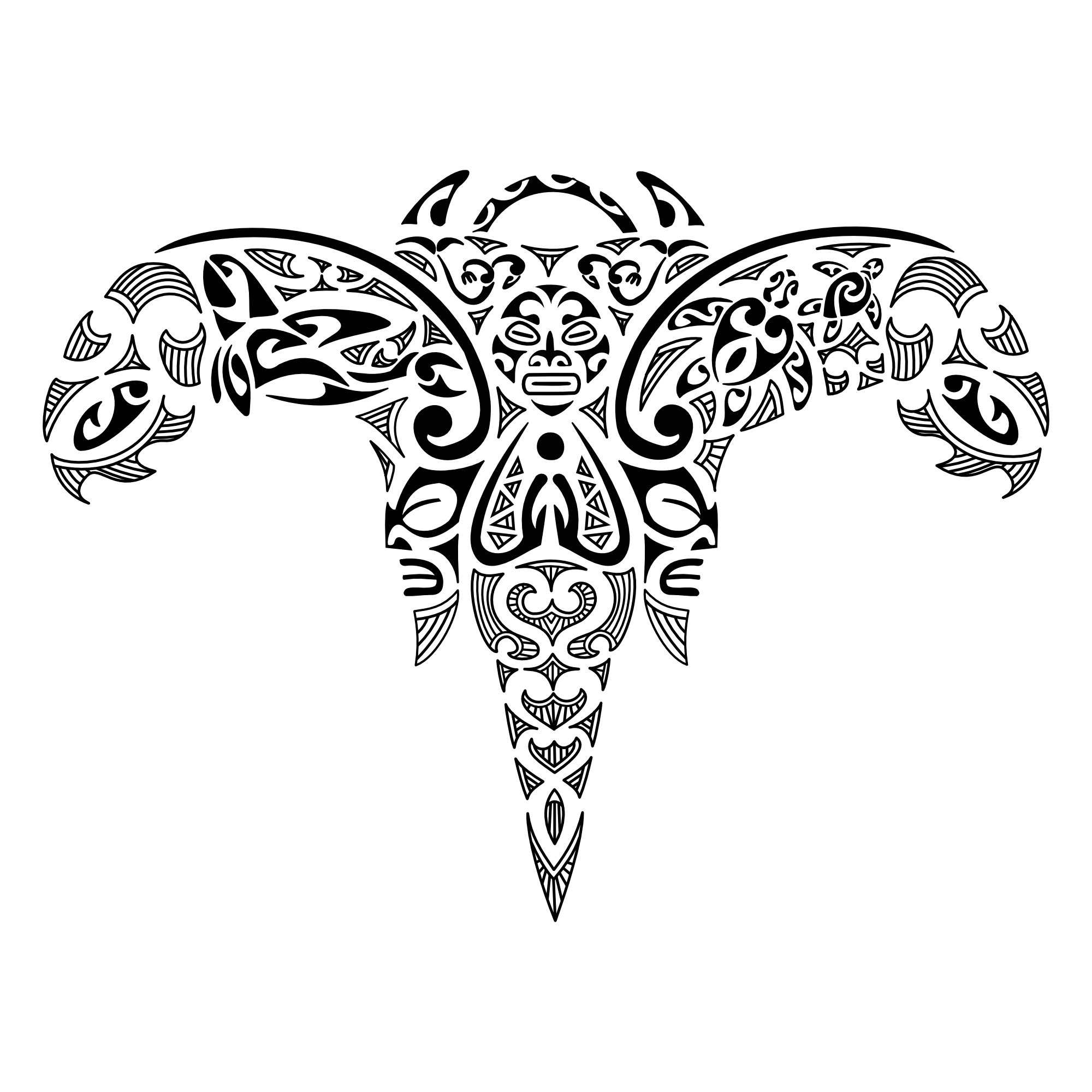 Tattoo image of Manta angel, Protection, freedom downloadable hi-res tattoo flash design