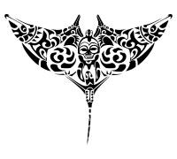 Tattoo image of Ohana, Family, true friendship downloadable hi-res tattoo flash design