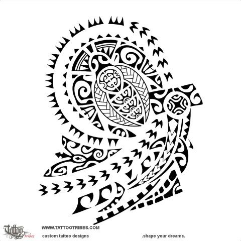 Family union (Voyage) tattoo design thumbnail