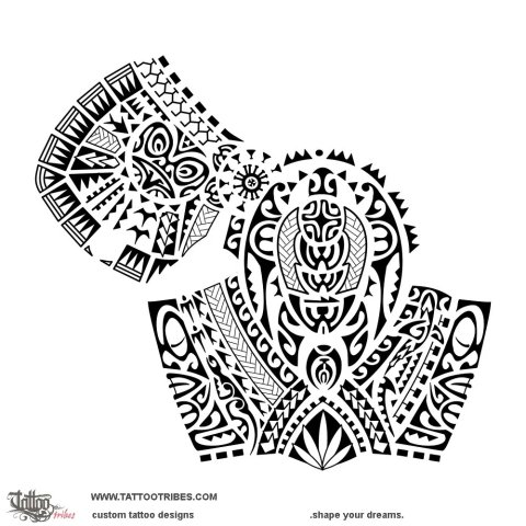 Turu (To support) tattoo design thumbnail