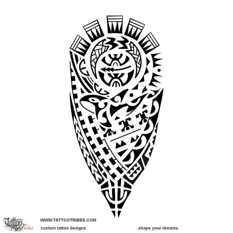 Tamāhine (Daughter) tattoo design thumbnail