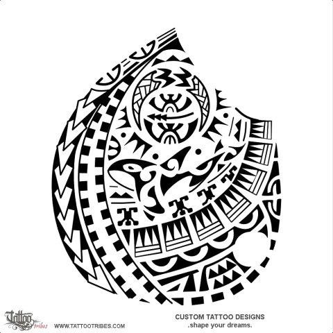 Tamāhine (Daughter) tattoo design thumbnail