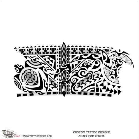 Warrior (Cover-up) tattoo design thumbnail