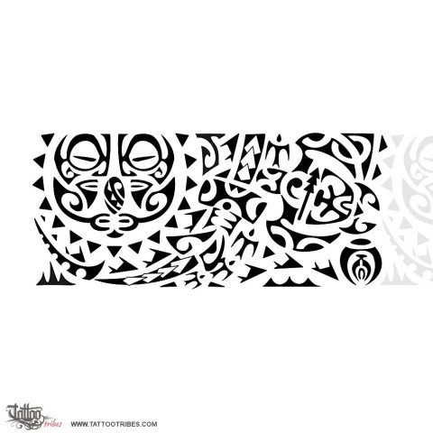 Mana tupuna (Power from descent) tattoo design thumbnail