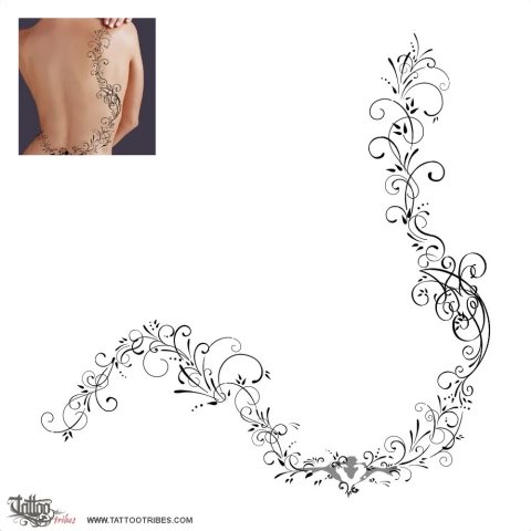 Sprouting (Femininity) tattoo design thumbnail