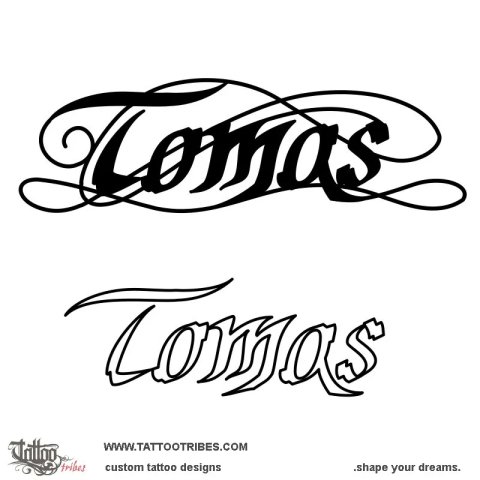 Tomas (Son) tattoo design thumbnail