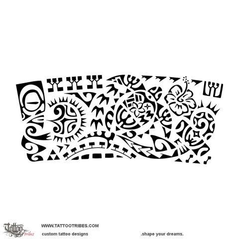 Te ha (Breath of life) tattoo design thumbnail