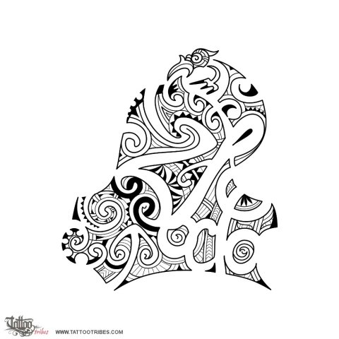 Puanga (Blossom) tattoo design thumbnail