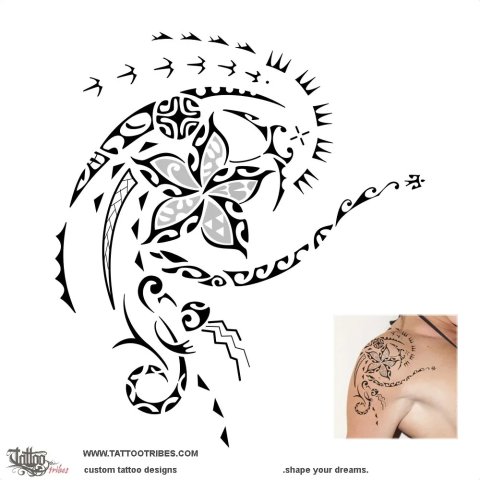 Soleil (Importance) tattoo design thumbnail