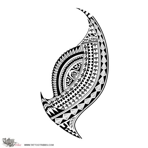 Malie toa (Great warrior) tattoo design thumbnail