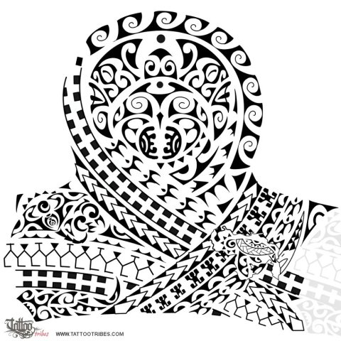 Pakiaka (Roots) tattoo design thumbnail