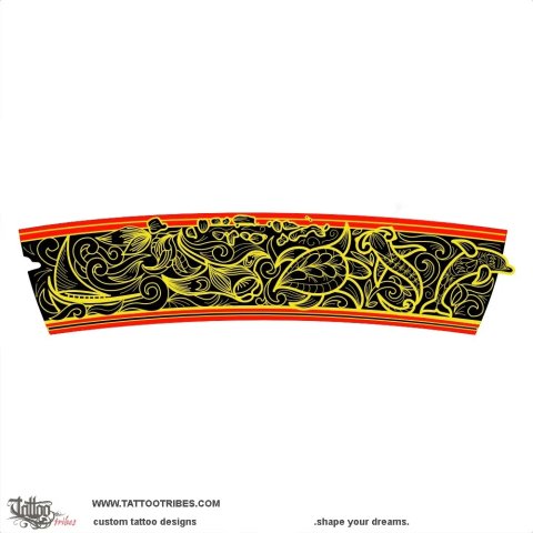 Maldives (Lacquer work) tattoo design thumbnail