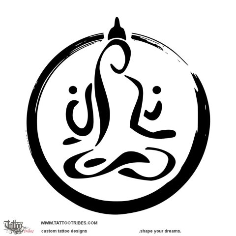 Lakshmi (Goddess) tattoo design thumbnail