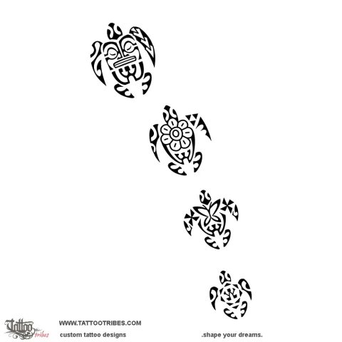 Aeha (Four) tattoo design thumbnail