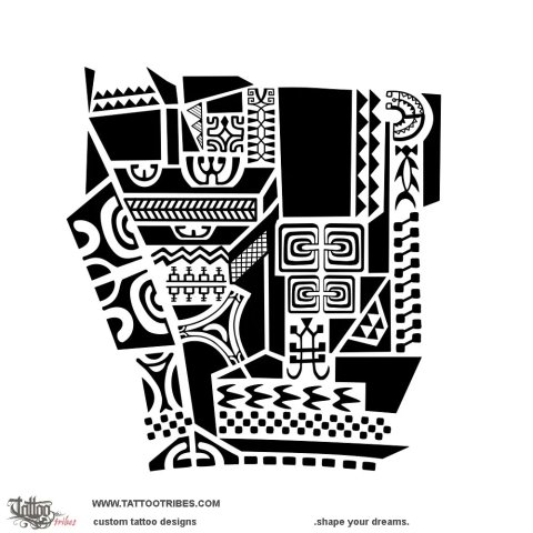 Punihele (Lower arm) tattoo design thumbnail