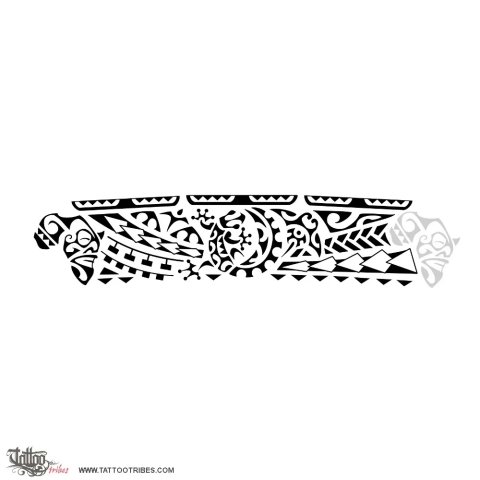 Warrior (Africa) tattoo design thumbnail