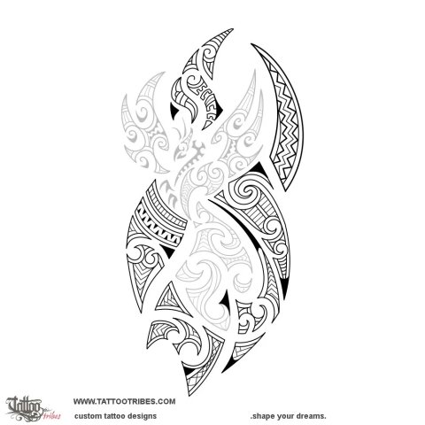 Flaming phoenix (Integration) tattoo design thumbnail