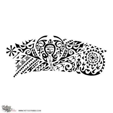 Whakaumu (Transform) tattoo design thumbnail