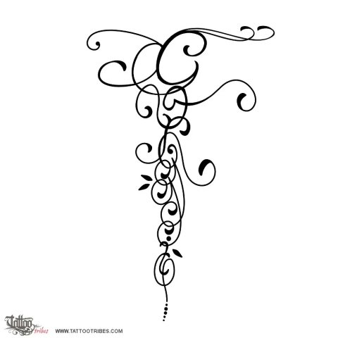 Couraggio (Uniqueness) tattoo design thumbnail
