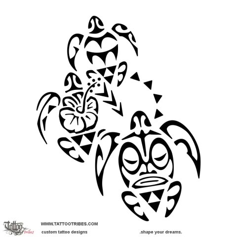 Alu (To unite together) tattoo design thumbnail