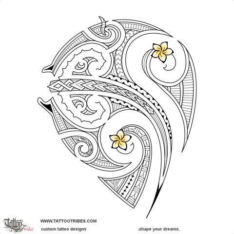 Rongomau (Peace) tattoo design thumbnail