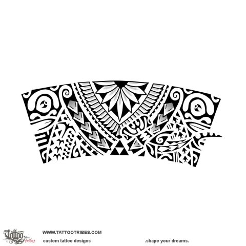 Paruru (To shelter) tattoo design thumbnail