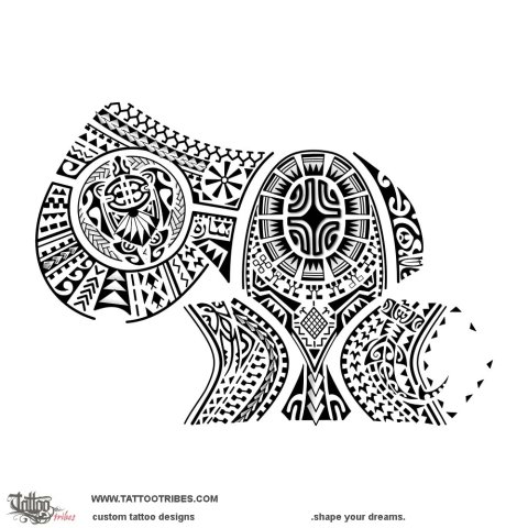 Nanati (To bind together) tattoo design thumbnail