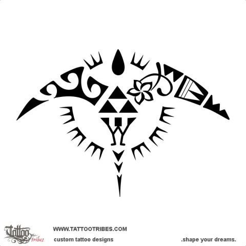 Teitei (Elevated) tattoo design thumbnail