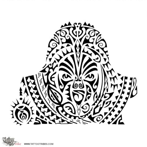 Warrior (Freedom) tattoo design thumbnail