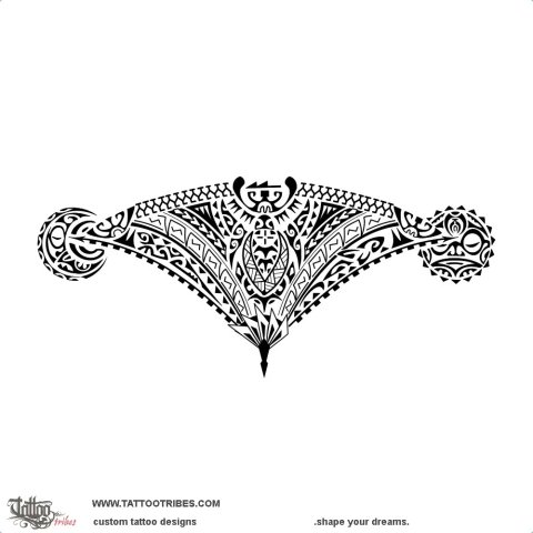 Manta (Back piece) tattoo design thumbnail