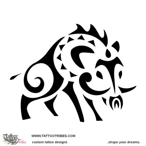 Wildboar (Hunter) tattoo design thumbnail