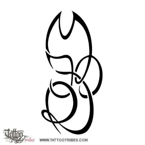 M+F+D+R (Union) tattoo design thumbnail