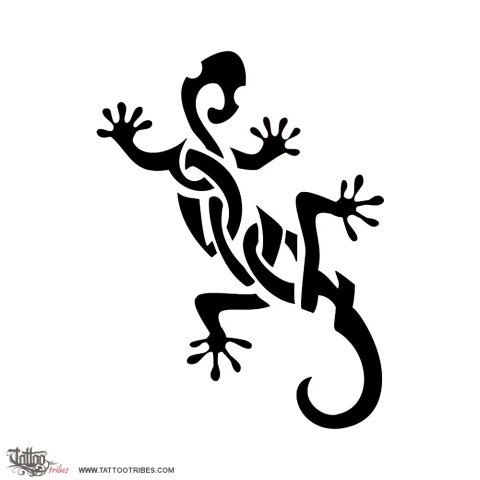Gecko (SDUCH) tattoo design thumbnail