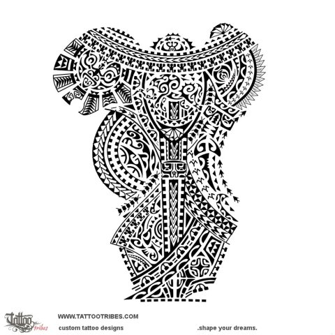 Mumu (Valiant warrior) tattoo design thumbnail